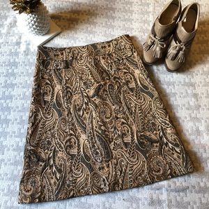 Express Design Studio tapestry skirt- size 2